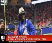 Cam Newton went viral after he seemingly dominated a scuffle caught on video at a youth football camp in Atlanta.
