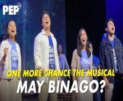 ‘One More Chance The Musical’ lead cast CJ Navato, Sam Concepcion, Nicole Omillo, and Anna Luna feel overwhelmed in portraying Popoy and Basha, the characters played by John Lloyd Cruz and Bea Alonzo, respectively, in the very successful original film version of the musical.&#60;br/&#62;&#60;br/&#62;#OneMoreChanceTheMusical #OneMoreChance #BenAndBenMusic &#60;br/&#62;&#60;br/&#62;Video &amp; Edit: Khym Manalo&#60;br/&#62;&#60;br/&#62;Subscribe to our YouTube channel! https://www.youtube.com/PEPMediabox&#60;br/&#62;&#60;br/&#62;Know the latest in showbiz at http://www.pep.ph&#60;br/&#62;&#60;br/&#62;Follow us! &#60;br/&#62;Instagram: https://www.instagram.com/pepalerts/ &#60;br/&#62;Facebook: https://www.facebook.com/PEPalerts &#60;br/&#62;Twitter: https://twitter.com/pepalerts&#60;br/&#62;&#60;br/&#62;Visit our DailyMotion channel! https://www.dailymotion.com/PEPalerts&#60;br/&#62;&#60;br/&#62;Join us on Viber: https://bit.ly/PEPonViber&#60;br/&#62;&#60;br/&#62;Watch us on Kumu: pep.ph