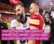 Travis Kelce Cries During Jason Kelce Emotional NFL Retirement Speech