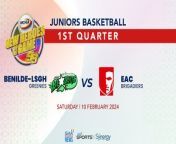 Watch the First Quarter of the matchup between Benilde-LSGH and EAC on Day 1 of the #NCAASeason99 Juniors Basketball tournament.