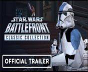 Watch the Star Wars Battlefront Classic Collection trailer. Star Wars: Battlefront Classic Collection is a two-pack of one of the most beloved Star Wars third-person action shooters developed by Aspyr. Fight throughout iconic moments in the Star Wars universe across the Original and Prequel trilogies with both Star Wars: Battlefront and Star Wars: Battlefront 2 in one bundle. &#60;br/&#62;&#60;br/&#62;Devise your strategy, recruit your troops, and execute your tactical vision for conquering the galaxy in Galatic Conquest now supporting up to 64-player online support or in single-player mode. Players can also embody their favorite Jedi and Sith alike in Hero Assault to play as Yoda, Luke Skywalker, General Grievous, Darth Vader, and more. The Star Wars: Battlefront Classic Collection is also fitted with new Heroes and Maps unseen in the original releases. Star Wars: Battlefront Classic Collection is launching on March 14 for PS5 (PlayStation 5), PS4 (PlayStation 4), Xbox One, Xbox Series S&#92;&#92;X, Nintendo Switch, and PC.