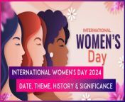 International Women’s Day is celebrated annually on March 8. The aim is to educate society about the incredible achievements made by women in various fields. However, the fact remains that women still occupy only 10% of the top positions in companies. Women face issues like gender inequality, pay gaps, domestic violence and many others. The day is observed to celebrate women from various backgrounds for their innovations, leadership, and resilience. While India celebrates the International Women’s Day, the country has its own National Women’s Day, which is celebrated on February 13 annually. The day is celebrated as an ode to India’s nightingale, Sarojini Naidu. The special day is celebrated on March 8 annually. Watch the video to know more.&#60;br/&#62;