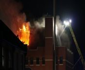 A fire at a police station in east London has been brought under control by the London Fire Brigade. Around 175 firefighters and 30 engines attended Forest Gate Police Station in Romford Road after a fire broke out on Wednesday afternoon. &#60;br/&#62; &#60;br/&#62; Report by Ajagbef. Like us on Facebook at http://www.facebook.com/itn and follow us on Twitter at http://twitter.com/itn