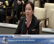 Republican senator calls female pilot &#39;stewardess&#39; during hearing on sick timeSource United States Senate