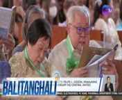 Integridad, pagkakawang-gawa, at pagiging maka-Diyos ang ilan sa mga binigyang-diin ni GMA Network Chairman Attorney Felipe L. Gozon.&#60;br/&#62;&#60;br/&#62;&#60;br/&#62;Balitanghali is the daily noontime newscast of GTV anchored by Raffy Tima and Connie Sison. It airs Mondays to Fridays at 10:30 AM (PHL Time). For more videos from Balitanghali, visit http://www.gmanews.tv/balitanghali.&#60;br/&#62;&#60;br/&#62;#GMAIntegratedNews #KapusoStream&#60;br/&#62;&#60;br/&#62;Breaking news and stories from the Philippines and abroad:&#60;br/&#62;GMA Integrated News Portal: http://www.gmanews.tv&#60;br/&#62;Facebook: http://www.facebook.com/gmanews&#60;br/&#62;TikTok: https://www.tiktok.com/@gmanews&#60;br/&#62;Twitter: http://www.twitter.com/gmanews&#60;br/&#62;Instagram: http://www.instagram.com/gmanews&#60;br/&#62;&#60;br/&#62;GMA Network Kapuso programs on GMA Pinoy TV: https://gmapinoytv.com/subscribe