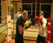 Alf McGuinness Boxing Bodylines Gym 20th November 2012. From the series six months at Bodylines gym 2012_13 LOVE SummerTime TV Magazine Worldwide