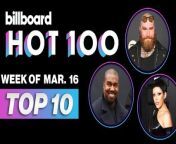 With Beyoncé, Ye and Taylor in the Top 10 and Teddy Swims continuing his climb, who will be No. 1?&#60;br/&#62;&#60;br/&#62;This is the Billboard Hot 100 Top 10 for the week dated March 16.