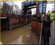 Watch how York&#39;s upgraded Foss Barrier operates. York’s Flood Defences have been put into action repeatedly over the Winter of 2023/24 following the wettest July-December in Yorkshire since records began.&#60;br/&#62;Behind the scenes, while people slept and went about their business, the Environment Agency has deployed a vast array of assets and skilled professionals to protect people and property.&#60;br/&#62;This includes the deployment of the upgraded Foss Barrier which prevents extensive flooding in central York and the use of upstream assets to help hold back floodwater before it reaches the city.