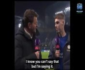 Tim Sherwood conducted an awkward interview with Cole Palmer that left the Chelsea star looking stunned after comments about his team-mates following their 3-2 win over Newcastle.&#60;br/&#62;&#60;br/&#62;The Blues secured their first league win since the middle of February with a narrow victory over the Magpies thanks to goals from Nicolas Jackson, Palmer himself, and Mykhailo Mudryk. &#60;br/&#62;&#60;br/&#62;Newcastle&#39;s Alexander Isak had canceled out Jackson&#39;s opener before Jacob Murphy pulled one back later on - but Mauricio Pochettino&#39;s side held out.&#60;br/&#62;&#60;br/&#62;Goalscorer Palmer was interviewed pitchside after the game by former Tottenham boss Sherwood, but the line of questioning he went for baffled fans and appeared to leave Palmer squirming. &#60;br/&#62;&#60;br/&#62;After continuing his superb form this season with a goal and assist against Eddie Howe&#39;s men, Sherwood raised eyebrows with comments about Palmer&#39;s team-mates.&#60;br/&#62;&#60;br/&#62;&#39;All you need are some players to play with,&#39; Sherwood said, followed by an awkward silence as Palmer looked back at him with a blank expression.&#60;br/&#62;&#60;br/&#62;Sherwood, who has become a regular face on Sky Sports&#39; Soccer Saturday after coaching spells with Spurs and Aston Villa, then chimed in: &#39;I know you can&#39;t say that, but I&#39;m saying it. I just think you need more quality around you. &#60;br/&#62;&#60;br/&#62;&#39;For me, [Pochettino] needs to build the team around you - with the quality you have, but that will come with a few transfer windows hopefully once he gets the right players in.&#39;&#60;br/&#62;&#60;br/&#62;Palmer eventually replied to Sherwood to insist &#39;there is a lot of quality there&#39; despite his comments, adding: &#39;Not just me, we&#39;ve got lots of other players. Hopefully, the team can gel a bit more than everyone has seen.&#39; &#60;br/&#62;&#60;br/&#62;Fans were far from pleased with Sherwood&#39;s comments, with one saying it was a &#39;disgusting thing to say&#39;. &#60;br/&#62;&#60;br/&#62;&#39;That&#39;s a disgusting thing to say live on TV to a young player and after a win, I think Palmer handled that very well,&#39; the user said.&#60;br/&#62;&#60;br/&#62;&#39;Put the poor boy on the spot. He handled it so well. Weldone Palmer,&#39; read another tweet.&#60;br/&#62;&#60;br/&#62;One read: &#39;This is ridiculous from Sherwood. &#60;br/&#62;&#60;br/&#62;Another added to the chorus of those praising the player for his reaction, writing: &#39;Really well handled by Palmer.&#39; &#60;br/&#62;&#60;br/&#62;Palmer now has 13 goals and 10 assists for Chelsea this season to give himself a huge chance of making Gareth Southgate&#39;s England squad for Euro 2024 this summer.&#60;br/&#62;&#60;br/&#62;Speaking further after the game, Palmer - who dazzled in front of the Three Lions boss at Stamford Bridge - said he wouldn&#39;t have believed he had a shot of making the squad last summer before joining from Man City for £42.5million.&#60;br/&#62;&#60;br/&#62;‘If you had told me at the start of the season I had a chance to go to the Euros I wouldn&#39;t have believed it,’ Palmer said. ‘I will take each game as it comes and see what happens in the summer.&#60;br/&#62;&#60;br/&#62;‘We showed passion, and courage winning the second ball and not getting bullied. As a young team, we&#39;re going to make mistakes.’&#60;br/&#62;&#60;br/&#62;Pochettino added of Palmer: ‘He arrived the last day of the transfer window and it was so easy for him to adapt to the team