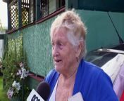 Queensland police have praised two retirement village residents who tried to save an elderly neighbour after his unit exploded into flames at Burpengary overnight.