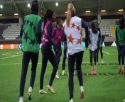 PSG Feminines train ahead of UEFA Womens Champions League quarter-final 1st leg against BK Hacken