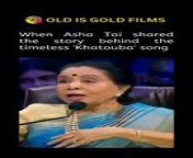 #watch Legendary Asha Tai shares the #btsstory of the timeless &#39;Khatouba&#39; song&#60;br/&#62;&#60;br/&#62;#oldisgold #ashabhosle #evergreenhits