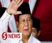 Indonesia&#39;s election commission on Wednesday (March 20) formally announced that Prabowo Subianto had received the most votes in last month&#39;s presidential election.&#60;br/&#62;&#60;br/&#62;Read more at https://tinyurl.com/358tpz6a&#60;br/&#62;&#60;br/&#62;WATCH MORE: https://thestartv.com/c/news&#60;br/&#62;SUBSCRIBE: https://cutt.ly/TheStar&#60;br/&#62;LIKE: https://fb.com/TheStarOnline&#60;br/&#62;