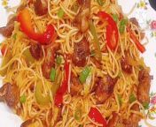 Chicken Noodles Recipe Restaurant Style &#124; Chicken Chow Mein Recipe &#124; Chicken Spaghetti Recipe