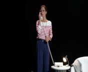 Heather Mitchell stars as Ruth Bader Ginsburg in Suzie Miller&#39;s latest play, RBG: Of Many, One. Footage: supplied