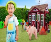 Oliver becomes a farmer and feeds animals on his own farm.&#60;br/&#62;Cute video for children about animals.