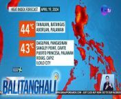 Walang namataan na sama ng panahon sa loob o labas ng PAR!&#60;br/&#62;&#60;br/&#62;&#60;br/&#62;Balitanghali is the daily noontime newscast of GTV anchored by Raffy Tima and Connie Sison. It airs Mondays to Fridays at 10:30 AM (PHL Time). For more videos from Balitanghali, visit http://www.gmanews.tv/balitanghali.&#60;br/&#62;&#60;br/&#62;#GMAIntegratedNews #KapusoStream&#60;br/&#62;&#60;br/&#62;Breaking news and stories from the Philippines and abroad:&#60;br/&#62;GMA Integrated News Portal: http://www.gmanews.tv&#60;br/&#62;Facebook: http://www.facebook.com/gmanews&#60;br/&#62;TikTok: https://www.tiktok.com/@gmanews&#60;br/&#62;Twitter: http://www.twitter.com/gmanews&#60;br/&#62;Instagram: http://www.instagram.com/gmanews&#60;br/&#62;&#60;br/&#62;GMA Network Kapuso programs on GMA Pinoy TV: https://gmapinoytv.com/subscribe