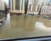 Flood in Al Nud, Sharjah from vk nud