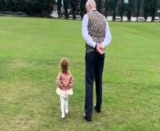 This mother noticed that her little girl was walking with one hand held behind her back, and she couldn&#39;t understand why.&#60;br/&#62;&#60;br/&#62;One day, she observed her while she was walking along with her great-grandfather.&#60;br/&#62;&#60;br/&#62;To her surprise, the great-grandfather was also walking with one hand on his back, and the little girl was mimicking his every move.&#60;br/&#62;&#60;br/&#62;The little girl was mirroring her great-grandfather&#39;s gestures out of admiration and a desire to be just like him, unknowingly continuing a family tradition of walking with one hand behind their back.&#60;br/&#62;Location: Leeds, United Kingdom&#60;br/&#62;WooGlobe Ref : WGA841306&#60;br/&#62;For licensing and to use this video, please email licensing@wooglobe.com