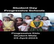 On Student Day in Progressive Schools arranged a student Mela on 24 April 2024. Kids were in beautiful and charming dresses looking like , blooming followers. They were very happy and excited. Many food stalls managed there and so many other things.