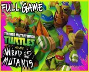 Teenage Mutant Ninja Turtles Arcade: Wrath of the Mutants FULL GAME Co-Op Longplay from indean teenage