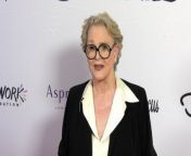 https://www.maximotv.com &#60;br/&#62;B-roll footage: Actress Sharon Gless on the red carpet at the 35th Annual Colleagues Spring Luncheon and Oscar de la Renta Fashion Show at the Beverly Wilshire Hotel in Beverly Hills, California, USA, on Thursday, April 25, 2024. This video is only available for editorial use in all media and worldwide. To ensure compliance and proper licensing of this video, please contact us. ©MaximoTV