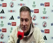 Crawley Town host Grimsby Town in a gamethey must win to stand a chance of securing a League Two play-off place. We spoke to Scott Lindsey about the importance of the game for him and the club and what a brilliant season his side has had.