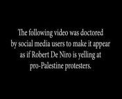 Fact check: Robert De Niro is NOT shouting at pro-Palestinian protesters in viral video from jasi bae videos