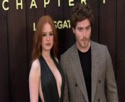 https://www.maximotv.com &#60;br/&#62;B-roll footage: Stars Madelaine Petsch (Maya) and Froy Gutierrez (Ryan) with producers Rafaella Biscayn, Dorothy Canton, Courtney Solomon, Renny Harlin, and Johanna Harlin attend the Lionsgate world premiere of &#39;The Strangers: Chapter 1&#39; at Regal DTLA in Los Angeles, California, USA, on Wednesday, May 8, 2024. This video is only available for editorial use in all media and worldwide. To ensure compliance and proper licensing of this video, please contact us. ©MaximoTV