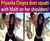 Priyanka Chopra was spotted engaging in martial arts practice and doing squats while bonding with her daughter, Malti Marie, as revealed in her recent wrap-up post.&#60;br/&#62;&#60;br/&#62;#priyankachopra #nickjonas #priyankanick#trending #entertainmentnews #viralvideo #bollywood #celebupdate