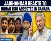 Watch as S. Jaishankar, India&#39;s Foreign Minister, reacts to the recent arrest of three Indian nationals by Canadian authorities in connection with the Murder of Hardeep Singh Nijjar. Learn more about the ongoing investigation and the implications for diplomatic relations between India and Canada. Stay informed on this developing story. &#60;br/&#62; &#60;br/&#62;#SJaishankar #HardeepSinghNijjar #IndiansArrestedinCanada #IndiaCanada #IndiaCanadaTensions #KhalistanisinCanada #HardeepNijjar #HardeepNijjarSuspects #JustinTrudeau #NarendraModi #Oneindia&#60;br/&#62;~PR.274~HT.318~GR.121~