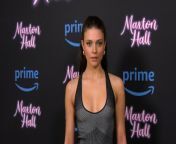https://www.maximotv.com &#60;br/&#62;B-roll footage: Actress Harriet Herbig-Matten (Ruby Bell) on the black carpet for Prime Video&#39;s &#92;