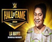 WWE Hall of Fame Class of 2024 Lia Maivia from lia xxxb