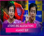 AAP leader and Delhi Minister Atishi on Tuesday, April 2, alleged that the BJP is &#92;