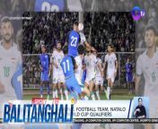 Bigo po ang Men&#39;s NationaL Football Team ng Pilipinas kontra Iraq sa FIFA World Cup Qualifiers.&#60;br/&#62;&#60;br/&#62;&#60;br/&#62;Balitanghali is the daily noontime newscast of GTV anchored by Raffy Tima and Connie Sison. It airs Mondays to Fridays at 10:30 AM (PHL Time). For more videos from Balitanghali, visit http://www.gmanews.tv/balitanghali.&#60;br/&#62;&#60;br/&#62;#GMAIntegratedNews #KapusoStream&#60;br/&#62;&#60;br/&#62;Breaking news and stories from the Philippines and abroad:&#60;br/&#62;GMA Integrated News Portal: http://www.gmanews.tv&#60;br/&#62;Facebook: http://www.facebook.com/gmanews&#60;br/&#62;TikTok: https://www.tiktok.com/@gmanews&#60;br/&#62;Twitter: http://www.twitter.com/gmanews&#60;br/&#62;Instagram: http://www.instagram.com/gmanews&#60;br/&#62;&#60;br/&#62;GMA Network Kapuso programs on GMA Pinoy TV: https://gmapinoytv.com/subscribe