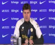 Chelsea boss Mauricio Pochettino said they need to move on from Raheem Sterling being booed by their own fans and said they still support him&#60;br/&#62;Cobham, London, UK