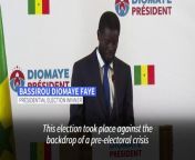 Senegal&#39;s presidency winner, the anti-establishment candidate Bassirou Diomaye Faye, says he hopes to &#92;