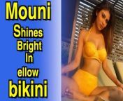 Actress Mouni Roy has set the internet ablaze by posting some sexy pictures of herself in a yellow bikini.&#60;br/&#62;&#60;br/&#62;#mouniroy #mouniroywedding&#60;br/&#62;