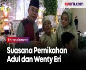 Suasana Pernikahan Adul dan Wenty Eri&#60;br/&#62;&#60;br/&#62;Kabar bahagia datang dari komedian Adul. Pelawak bernama lengkap Abdul Latief ini resmi melepas masa duda.&#60;br/&#62;&#60;br/&#62;Adul menikahi Wenty Eri di GOR Cilandak, Jakarta Selatan pada Sabtu (11/6/2022). Ijab kabul berlangsung sekira pukul 08.00 WIB.&#60;br/&#62;&#60;br/&#62;Sayang, pernikahan yang merupakan momen bahagia ini tertutup bagi awak media. Adul, tidak membiarkan para pewarta mengabadikan proses ijab kabul. Selengkapnya dalam video ini.&#60;br/&#62;&#60;br/&#62;Artikel terkait: https://www.suara.com/entertainment/2022/06/11/093454/lepas-status-duda-komedian-adul-resmi-nikahi-wenty-eri&#60;br/&#62;&#60;br/&#62;#Adul #AdulMenikah&#60;br/&#62;&#60;br/&#62;Video Editor: Bayu Yunianto&#60;br/&#62;==================================&#60;br/&#62;&#60;br/&#62;Homepage: https://www.suara.com&#60;br/&#62;Facebook Fan Page: https://www.facebook.com/suaradotcom&#60;br/&#62;Instagram: https://www.instagram.com/suaradotcom&#60;br/&#62;Twitter:https://twitter.com/suaradotcom