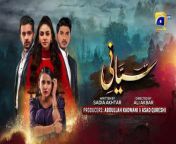 WATCHALL EPISODESCLICK BELOW &#60;br/&#62;https://www.dailymotion.com/playlist/x7lwrd&#60;br/&#62;Writer: Sadia Akhtar&#60;br/&#62;Director: Ali Akbar&#60;br/&#62;Cast: Anmol Baloch (Kiran)&#60;br/&#62;Mohsin Abbas Haider (Zarbaab)&#60;br/&#62;Usama Khan (Zohaib)&#60;br/&#62;Saniya Shamshad (Ujala)&#60;br/&#62;Isha Noor (Ayesha)&#60;br/&#62;Erum Akhtar (Reema)&#60;br/&#62;Tipu Sharif (Bakhtiyar)&#60;br/&#62;Seemi Pasha (Zarbab’s Mother)&#60;br/&#62;Yasir Shoro (Rizwan)&#60;br/&#62;Parveen Akbar (Fazeelat)&#60;br/&#62;Beena Chaudhry (Nusrat)&#60;br/&#62;Ramhsa Akmal&#60;br/&#62;Hashim Butt&#60;br/&#62;Ali Akbar&#60;br/&#62;*Siyani Drama Story&#60;br/&#62;Siyani drama story is full of romance, emotions, suspense, and entertainment. The&#60;br/&#62;lead roles are performed by Anmol Baloch, Usama Khan, and Saniya Shamshad.&#60;br/&#62;Anmol Baloch is performing a negative role in this serial. Her character’s name is&#60;br/&#62;Kiran. Kiran is a selfish girl who never hesitates to play with the emotions of others&#60;br/&#62;for the sake of money. She got married to Mohsin Abbas Haider for money and&#60;br/&#62;create problems in his family life.&#60;br/&#62;Saniya Shamshad appeared after a long break and won the heart of her fans with&#60;br/&#62;a different look and incredible acting skills. There are many rising stars from&#60;br/&#62;Pakistan’s showbiz industry who are part of this drama.&#60;br/&#62;Anmol Baloch started her acting career in 2017. Her recent drama was “Ek Sitam&#60;br/&#62;Aur” with Usama Khan. Viewers appreciate their on-screen couple.&#60;br/&#62;Read MORE: Pakistani Drama Wabaal Cast Names &amp; Pics&#60;br/&#62;