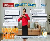 Atty., ano ang ibig sabihin kapag naging guarantor ako sa utang?&#60;br/&#62;&#60;br/&#62;Alamin ‘yan kasama ang ating Kapuso sa Batas, Atty. Gaby Concepcion. &#60;br/&#62;&#60;br/&#62;Hosted by the country’s top anchors and hosts, &#39;Unang Hirit&#39; is a weekday morning show that provides its viewers with a daily dose of news and practical feature stories.&#60;br/&#62;&#60;br/&#62;Watch it from Monday to Friday, 5:30 AM on GMA Network! Subscribe to youtube.com/gmapublicaffairs for our full episodes.&#60;br/&#62;