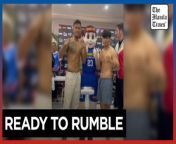 Marcial, Thai foe weigh in ahead of fight&#60;br/&#62;&#60;br/&#62;Eumir Marcial and Thai foe Thoedsak Sinam weigh in on Friday, March 22, 2024 before their fight this Saturday, March 23, at the Ninoy Aquino Stadium in Manila. &#60;br/&#62;&#60;br/&#62;Video by Rio Deluvio&#60;br/&#62;&#60;br/&#62;Subscribe to The Manila Times Channel - https://tmt.ph/YTSubscribe &#60;br/&#62;Visit our website at https://www.manilatimes.net &#60;br/&#62; &#60;br/&#62;Follow us: &#60;br/&#62;Facebook - https://tmt.ph/facebook &#60;br/&#62;Instagram - https://tmt.ph/instagram &#60;br/&#62;Twitter - https://tmt.ph/twitter &#60;br/&#62;DailyMotion - https://tmt.ph/dailymotion &#60;br/&#62; &#60;br/&#62;Subscribe to our Digital Edition - https://tmt.ph/digital &#60;br/&#62; &#60;br/&#62;Check out our Podcasts: &#60;br/&#62;Spotify - https://tmt.ph/spotify &#60;br/&#62;Apple Podcasts - https://tmt.ph/applepodcasts &#60;br/&#62;Amazon Music - https://tmt.ph/amazonmusic &#60;br/&#62;Deezer: https://tmt.ph/deezer &#60;br/&#62;Tune In: https://tmt.ph/tunein&#60;br/&#62; &#60;br/&#62;#TheManilaTimes &#60;br/&#62;#tmtnews &#60;br/&#62;#sports &#60;br/&#62;#boxing