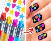 ✨ Unleash Your Inner Nail Artist: Amazing Designs &amp; Cheap Hacks for DIY Manicures and Feet Care! From dazzling designs to budget-friendly tricks, discover how to create stunning nails at home!Don&#39;t wait, dive into the world of nail art now and let your creativity shine!#DIYNails #NailArt #BeautyHacks TIMESTAMPS: 7:20 Jam Nails18:30 Feet relaxing with orbeez27:45 Metallic Nails48:45 Nail Design stamping