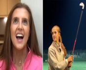 Professional female golfer Georgia Ball broke her silence after a mansplaining video goes viral.Source: Good Morning Britain/ITV