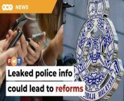Suspects may be tipped off into destroying evidence, intimidating witnesses and fleeing justice, warns P Sundramoorthy.&#60;br/&#62;&#60;br/&#62;&#60;br/&#62;Read More: https://www.freemalaysiatoday.com/category/nation/2024/02/22/leaked-info-makes-police-accountable-but-disrupts-probes-says-criminologist/&#60;br/&#62;&#60;br/&#62;&#60;br/&#62;Free Malaysia Today is an independent, bi-lingual news portal with a focus on Malaysian current affairs.&#60;br/&#62;&#60;br/&#62;Subscribe to our channel - http://bit.ly/2Qo08ry&#60;br/&#62;------------------------------------------------------------------------------------------------------------------------------------------------------&#60;br/&#62;Check us out at https://www.freemalaysiatoday.com&#60;br/&#62;Follow FMT on Facebook: http://bit.ly/2Rn6xEV&#60;br/&#62;Follow FMT on Dailymotion: https://bit.ly/2WGITHM&#60;br/&#62;Follow FMT on Twitter: http://bit.ly/2OCwH8a &#60;br/&#62;Follow FMT on Instagram: https://bit.ly/2OKJbc6&#60;br/&#62;Follow FMT on TikTok : https://bit.ly/3cpbWKK&#60;br/&#62;Follow FMT Telegram - https://bit.ly/2VUfOrv&#60;br/&#62;Follow FMT LinkedIn - https://bit.ly/3B1e8lN&#60;br/&#62;Follow FMT Lifestyle on Instagram: https://bit.ly/39dBDbe&#60;br/&#62;------------------------------------------------------------------------------------------------------------------------------------------------------&#60;br/&#62;Download FMT News App:&#60;br/&#62;Google Play – http://bit.ly/2YSuV46&#60;br/&#62;App Store – https://apple.co/2HNH7gZ&#60;br/&#62;Huawei AppGallery - https://bit.ly/2D2OpNP&#60;br/&#62;&#60;br/&#62;#FMTNews #PDRM #LeakedInformation #DisruptsProbes