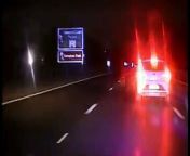 This was the moment when a drunk and dangerous driver was rammed by a police car to stop him weaving across the M3 at speeds of up to 100mph. Video courtesy of Surrey Police
