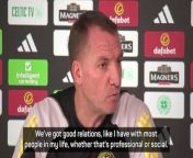 Celtic boss Brendan Rodgers has hit back at those criticising him over comments made to a female journalist