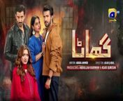 #Ghaata #AdeelChaudhry #MominaIqbal&#60;br/&#62;Thanks for watching Har Pal Geo. Please click here https://bit.ly/3rCBCYN to Subscribe and hit the bell icon to enjoy Top Pakistani Dramas and satisfy all your entertainment needs. Do you know Har Pal Geo is now available in the US? Share the News. Spread the word.&#60;br/&#62;&#60;br/&#62;Ghaata Mega Episode 50 [Eng Sub] - Adeel Chaudhry - Momina Iqbal - Mirza Zain Baig - 25th February 2024 - Har Pal Geo&#60;br/&#62;&#60;br/&#62;Hamza and Rania are deeply in love, a fact known to the entire family. Yet, unbeknownst to them, their cousins Danish and Sana secretly harbor affection for the couple.&#60;br/&#62;A tragic event turns Rania’s life upside down and has major consequences for her relationship with Hamza. Danish and Sana, motivated by their hidden malice, use the event to their advantage.&#60;br/&#62;As the aftermath unfolds, the four cousins experience the hardships of love, betrayal, and suffering. Boundaries are crossed, and each of them battles personal demons in their pursuit of love.&#60;br/&#62;Will Rania and Hamza manage to be together? Can Rania overcome the haunting consequences of the event, or will it define her life? Will Hamza stand by Rania during the most testing time of her life? And will Danish and Sana confess their feelings to Rania and Hamza, respectively?&#60;br/&#62;&#60;br/&#62;7th Sky Entertainment Presentation&#60;br/&#62;Producers: Abdullah Kadwani &amp; Asad Qureshi&#60;br/&#62;Director: Asad Jabal&#60;br/&#62;Writer: Abida Manzoor Ahmed&#60;br/&#62;&#60;br/&#62;Cast:&#60;br/&#62;Adeel Chaudhry as Hamza&#60;br/&#62;Momina Iqbal as Raniya&#60;br/&#62;Mirza Zain Baig as Danish &#60;br/&#62;Suqaynah Khan as Sana &#60;br/&#62;Usmaan Peerzada as Nihal&#60;br/&#62;Sajida Syed as Khala Bi&#60;br/&#62;Seemi Pashah as Naila Begum&#60;br/&#62;Munazzah Arif as Sajida&#60;br/&#62;Sadaf Aashan as Nawab Bibi &#60;br/&#62;Mohsin Gillani as Danial &#60;br/&#62;Rashid Farooqui as Rashid&#60;br/&#62;&#60;br/&#62;#Ghaata&#60;br/&#62;#AdeelChaudhry&#60;br/&#62;#MominaIqbal&#60;br/&#62;#MirzaZainBaig