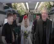 Couple celebrate entire wedding ceremony on train PA
