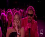 Ryan Gosling has Margot Robbie in fits of laughter during I&#39;m Just Ken performanceSource: A.M.P.A.S. 2024